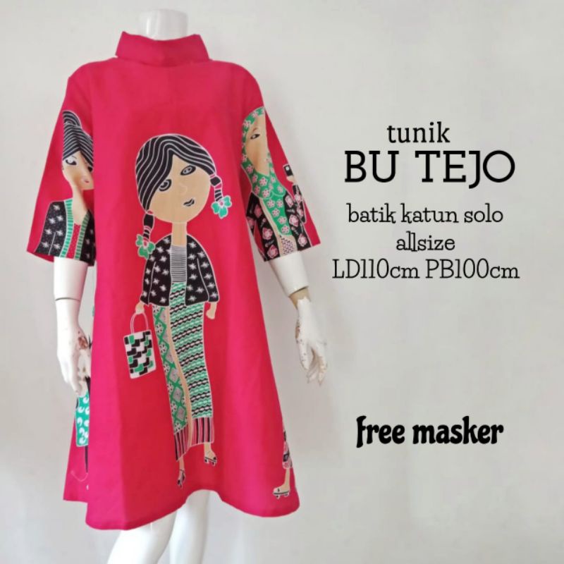 Tunik batik Bu Tejo ( bisa pilih warna )