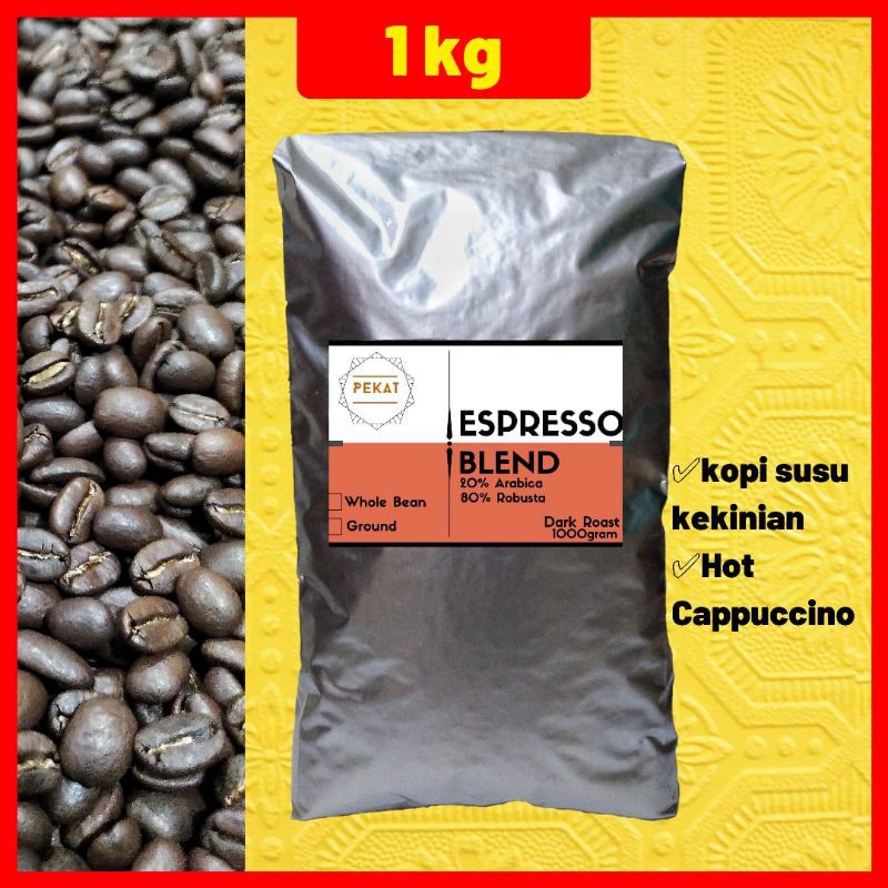 

Kopi Espresso Blend 1KG 80:20 - Premium Java Houseblend 1 KG 80:20