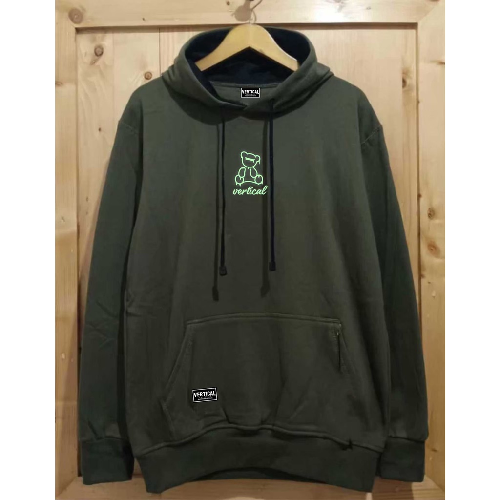 JAKET Sweater Hoodie Pria Terbaru Switer Oblong Cowok Cewek Warna HIJAU BOTOL Oversize Jaket Pria Wanita Original Distro Bandung Bahan Fleece Cotton Tebal SIZE M L XL XLL JUMBO