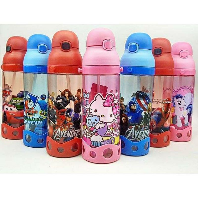 Botol Minum Anak Karakter BPA Free X-3662 Ukuran 600 ml