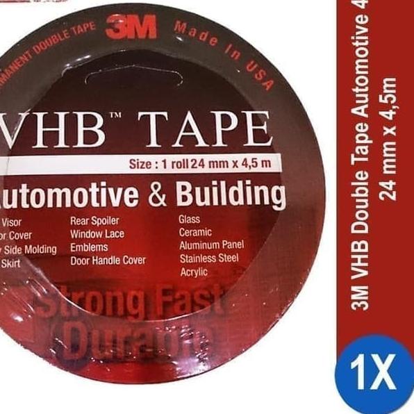 

☺ Double Tape Super Kuat Super Lengket Merk 3M VHB Original lebar 24 mm ❊