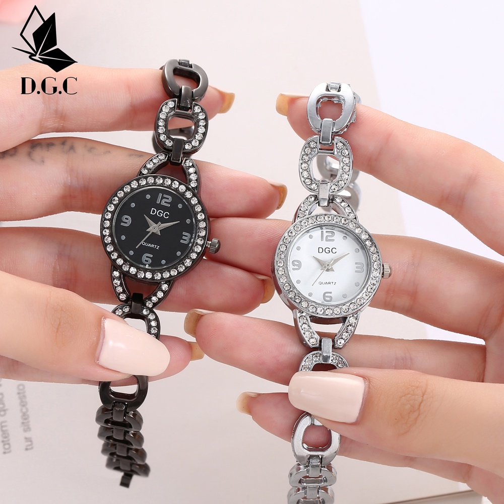 COD✅Jam Tangan Analog Rantai Stainless Murah Rantai Permium Import Grosir Wanita W229