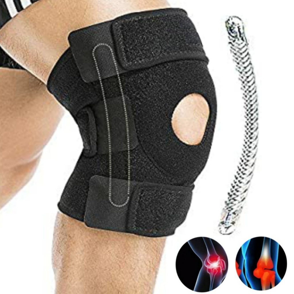 ALAT TERAPI DEKER LUTUT KNEE SUPPORT BRACE PELINDUNG LUTUT DEKER LARI GYM