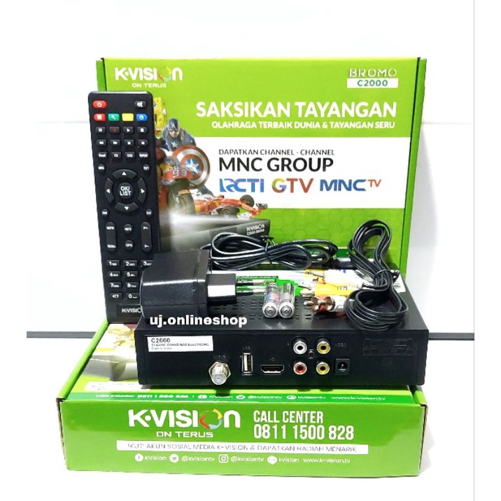 Receiver K-Vision Bromo C2000 - Receiver Digital K-vision Bromo - Receiver Mnc Group - TV receiver -