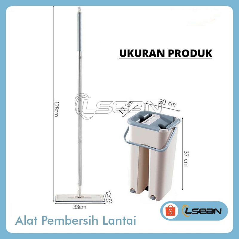 ULTRA MOP SET ALAT PEL PRAKTIS PENGEPEL OTOMATIS | FREE 2PCS KAIN PELL