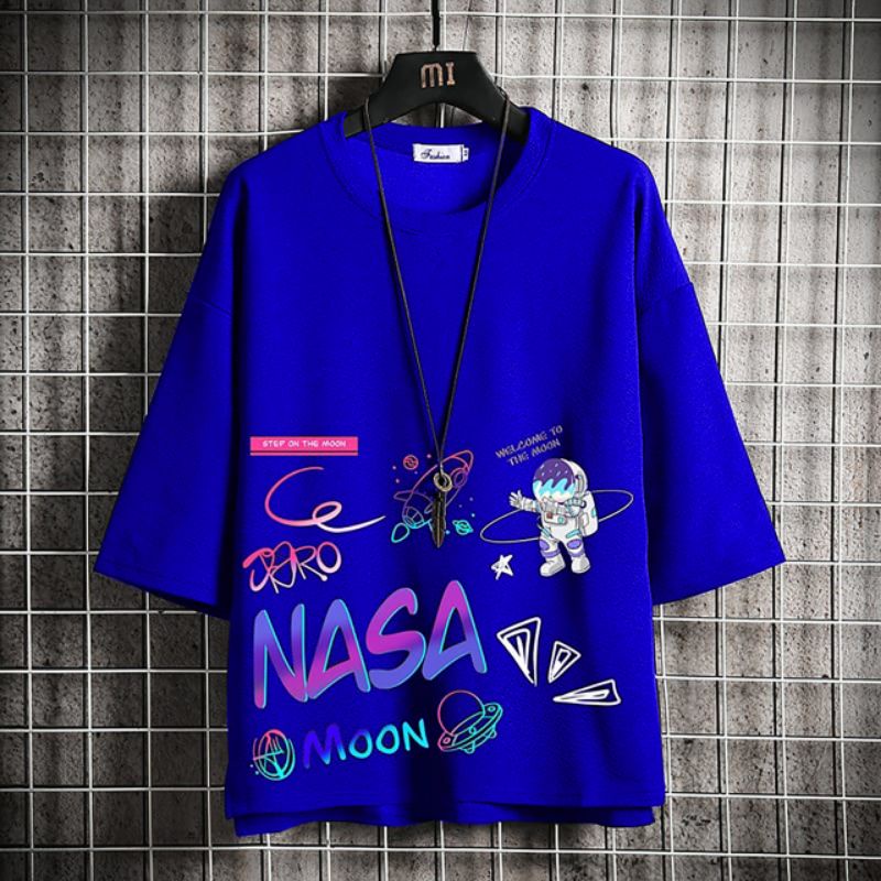 kaos distro lengan 3/4 premium nasa