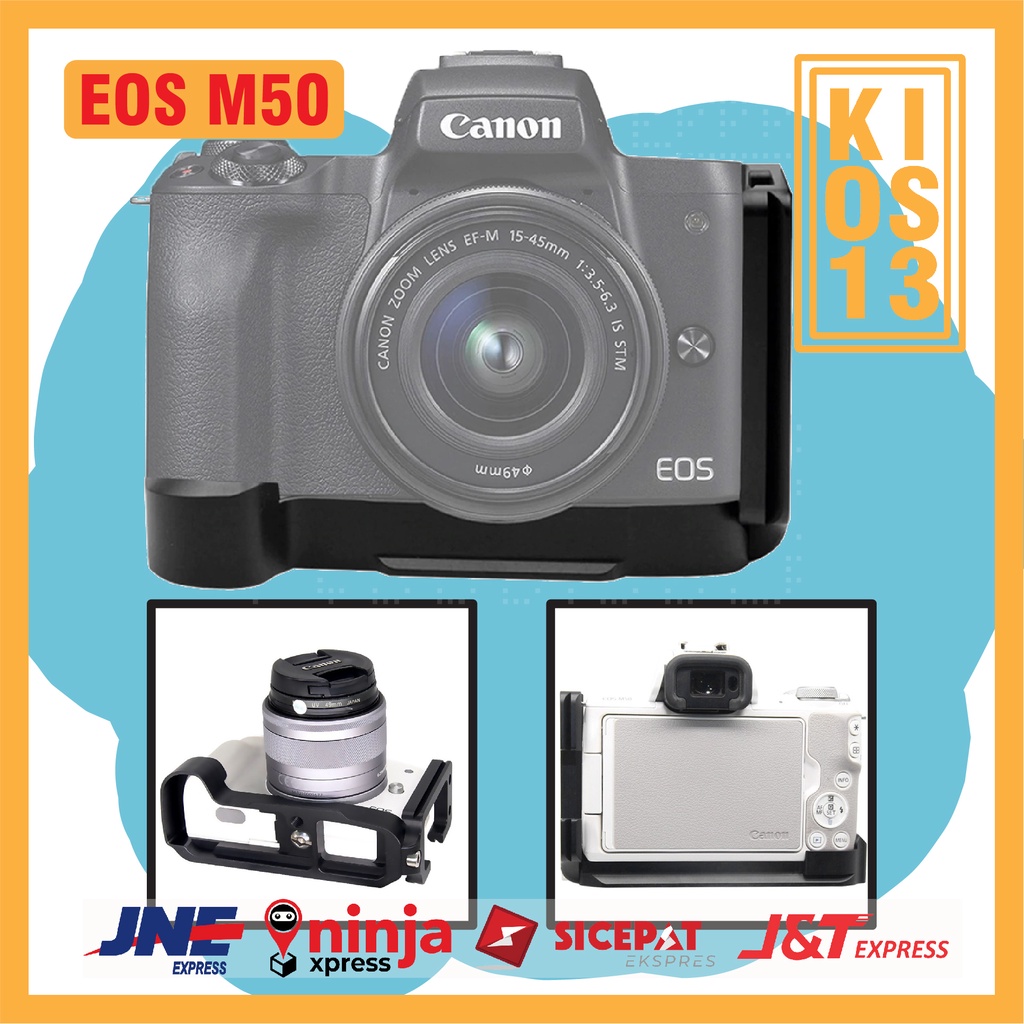 L plate canon eos m50 vertikal plate quick release plate eos canon m50