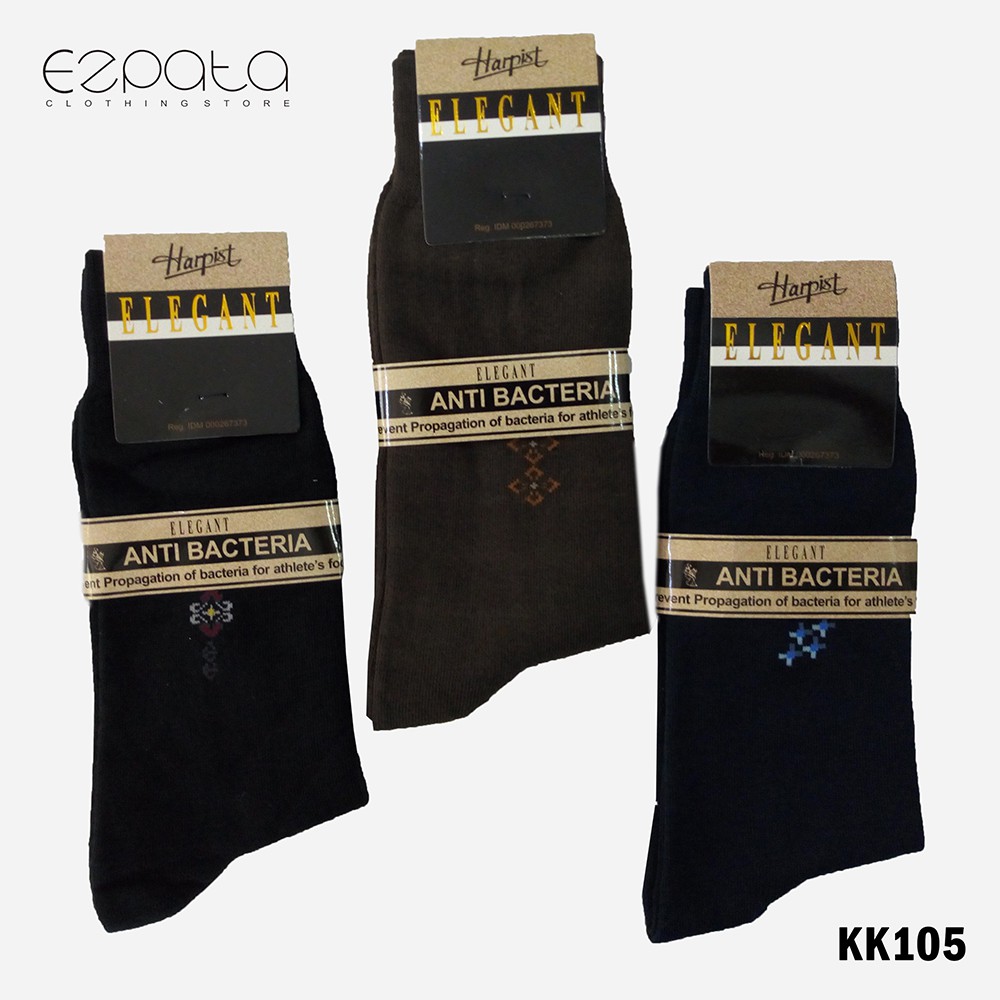 Kaos Kaki Kerja Pria Tebal Anti Bakteri Elegant Nyaman DipakaI Adem Tidak Panas