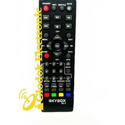Paling Diminati REMOTE SKYBOX H-1 REMOTE RECEIVER PARABOLA SKYBOX H1 ORIGINAL