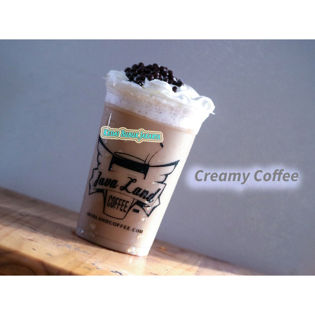 Bubuk Minuman Bubble Powder Drink Creamy Coffee ORIGINAL Javaland 1kg
