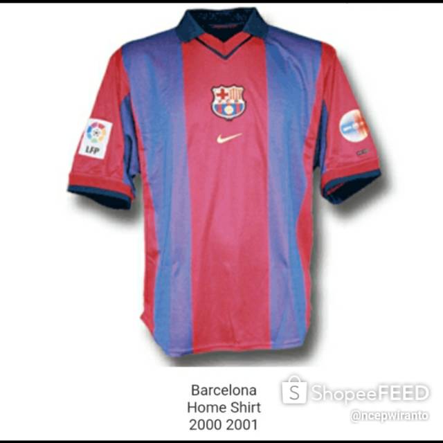 barcelona jersey 2001