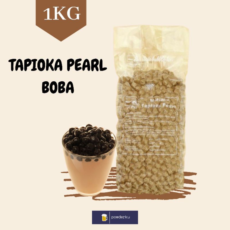 

TAPIOKA PEARL PREMIUM 1KG TEPUNG BOBA BERKUALITAS ORIGINAL