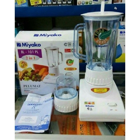 Blender Miyako 2 in 1 (Plastik) BL-101 PL TERBARU DAN TERMURAH PROMO