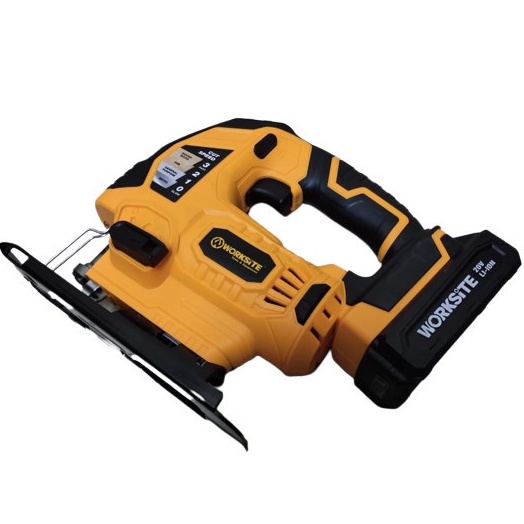 MESIN JIGSAW CORDLESS WORKSITE 20V CJS326/Mesin Gergaji Jigsaw Gergaji Potong Kayu Ukir Triplek Cordless M-2200 BERKUALITAS