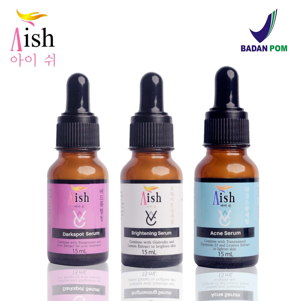 Aish Acne Serum / Aish Acne Serum Korea 100 % Original / Mengatasi masalah Jerawat