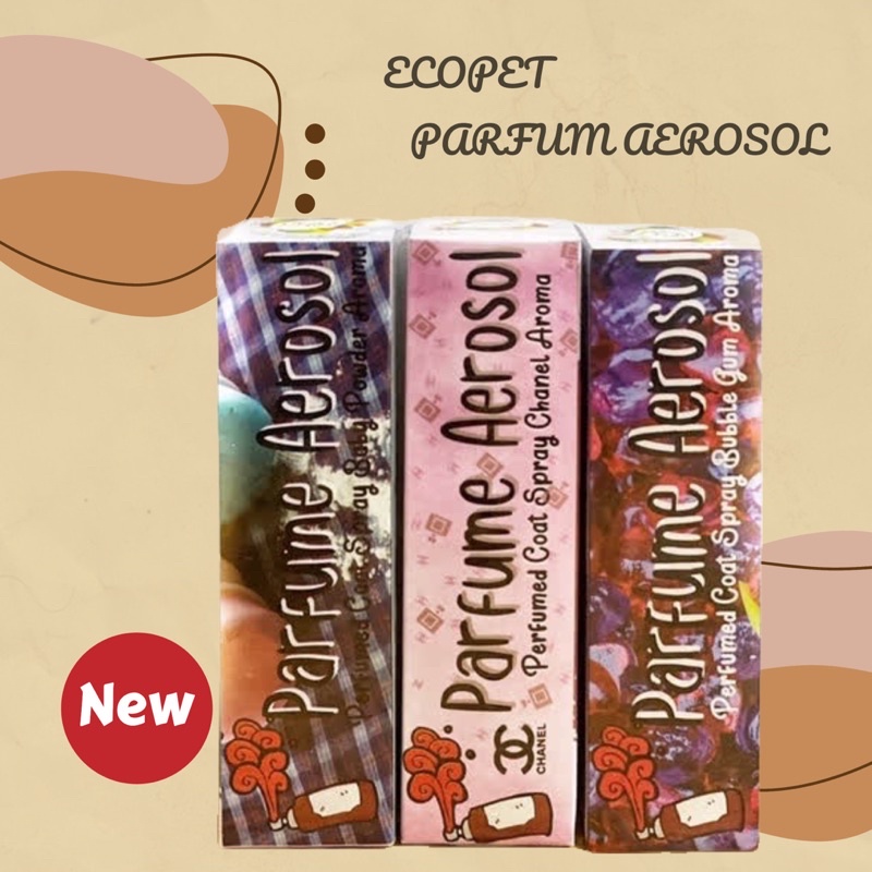 PARFUM AEROSOL HEWAN ECOPET - PARFUM KUCING ANJING KELINCI