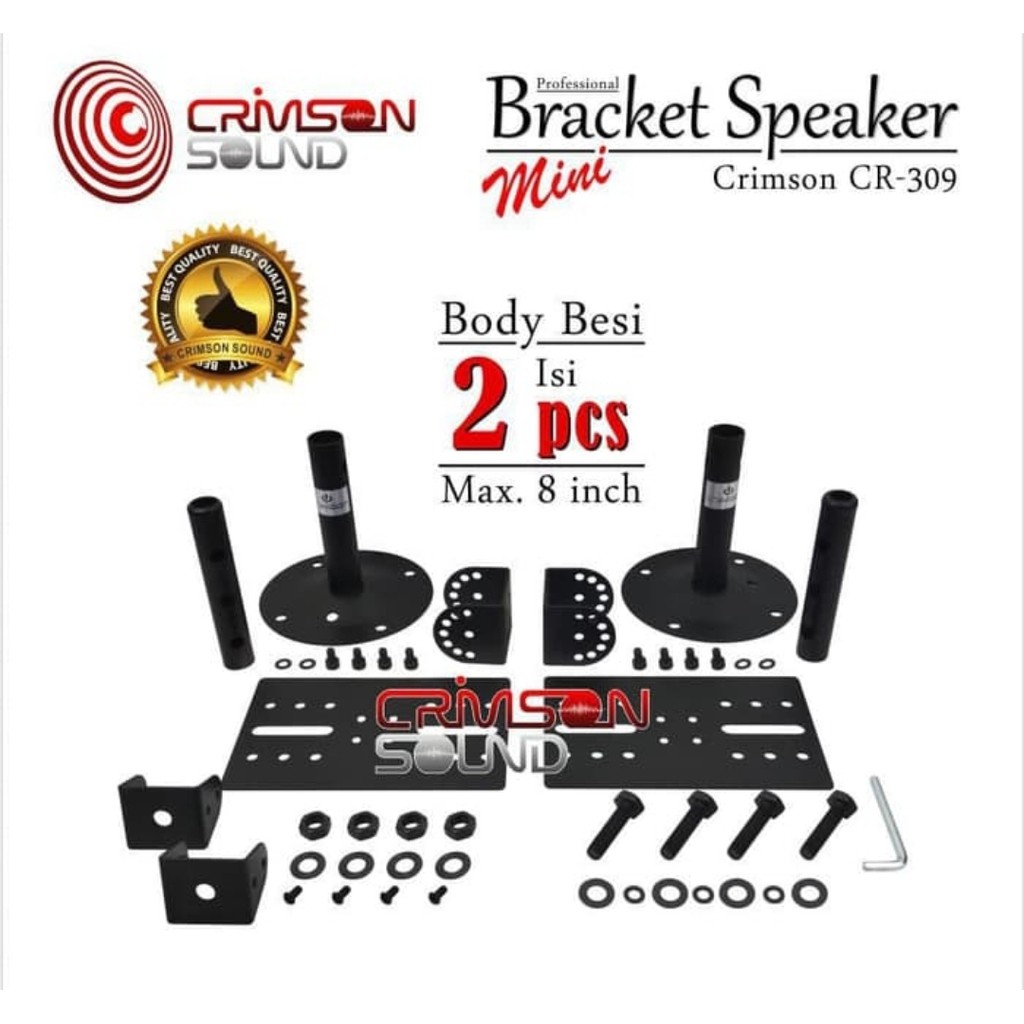 BRACKET SPEAKER CRIMSON CR 302 HARGA SEPASANG