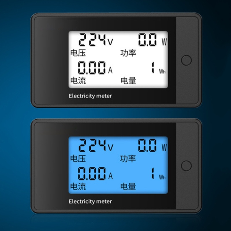 Zzz Voltmeter Ammeter Digital Dengan Layar LCD