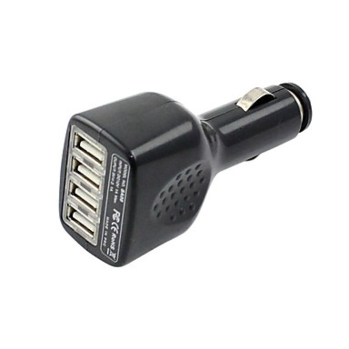 Charger Mobil 4 Out Put Usb Charger Lighter 4 Port Usb