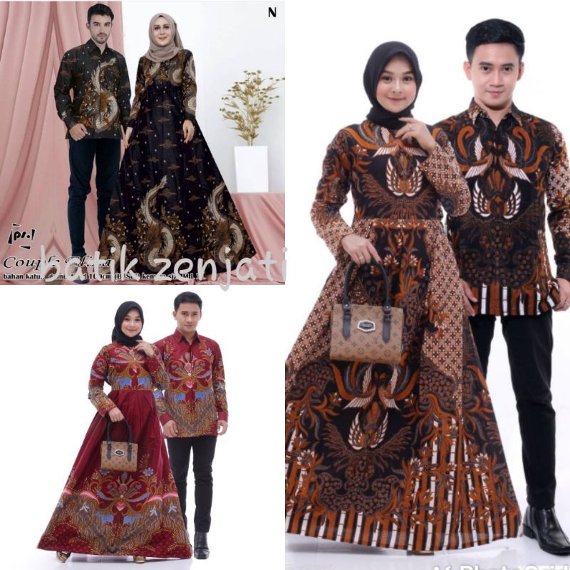 Couple gamis batik gamis batik couple set couple kemeja gamis batik terlaris batik couple gamis best