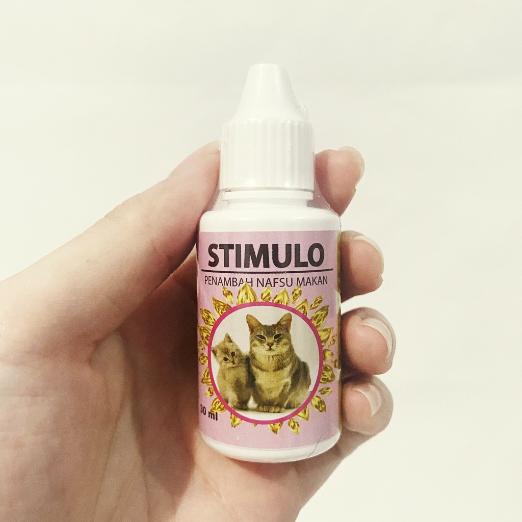 Stimulo Drop 30 ml - Obat Penambah Nafsu Makan Kucing dan Obat Daya Tahan Tubuh