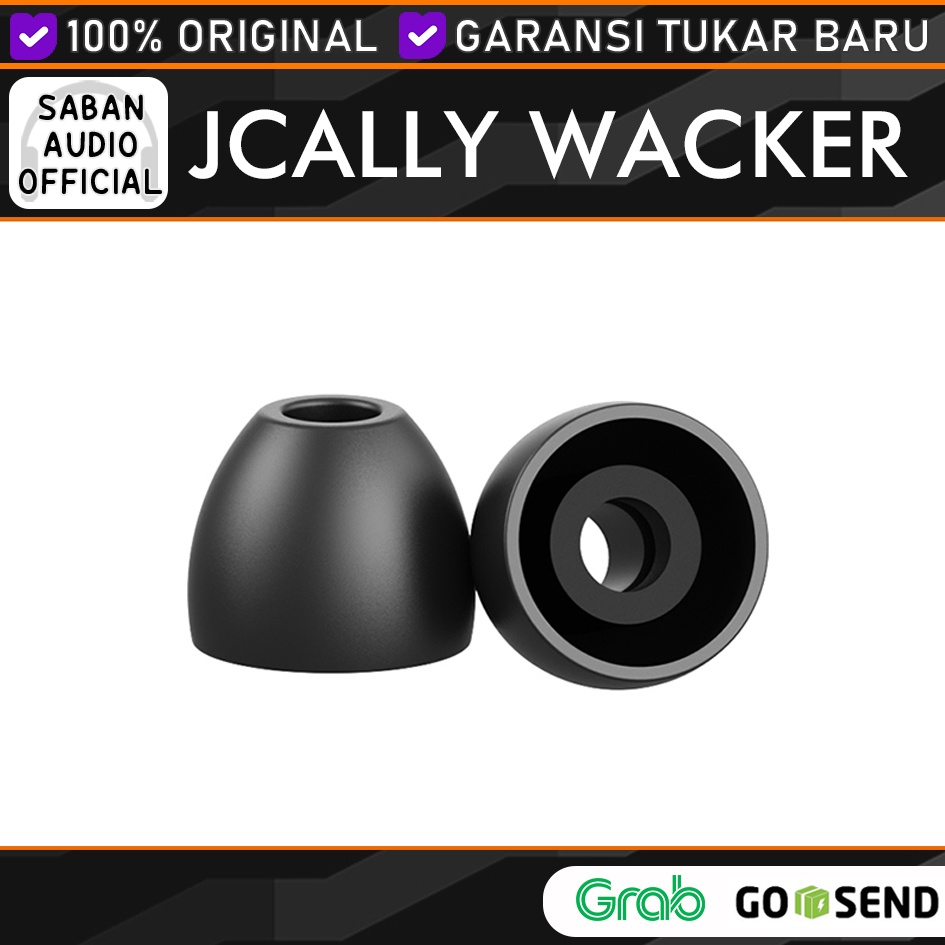 3 Pairs Jcally Wacker Eartips 3 pasang S M L