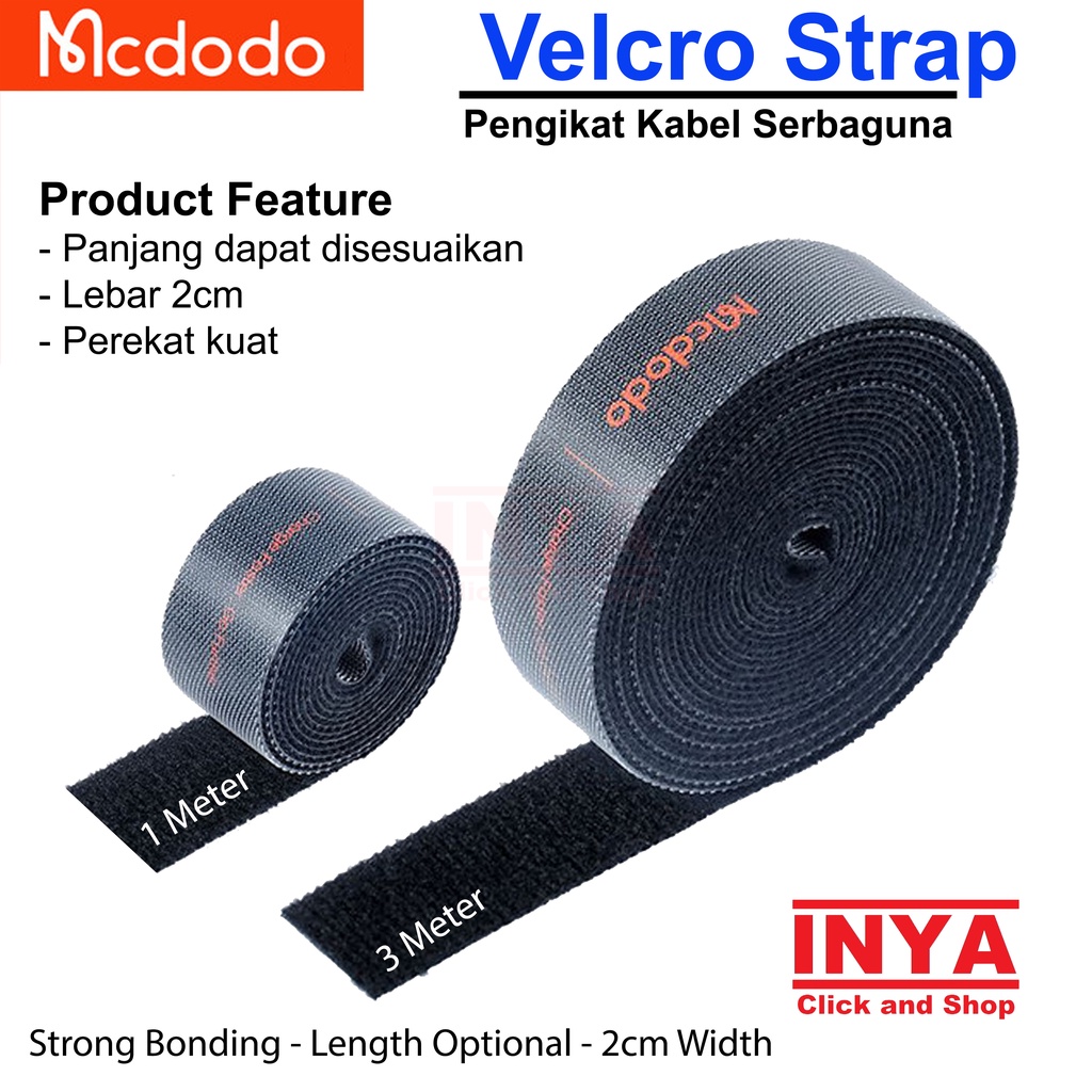 VELCRO STRAP MCDODO VS-096 - Cable Organizer - Pengikat Kabel Serbaguna