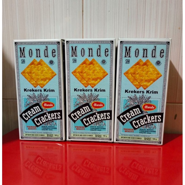 

monde cream crackers 180gram