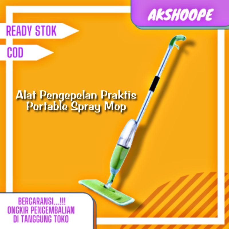 Spray Mop Double Side Face New - Alat Pel Lantai Spray mop