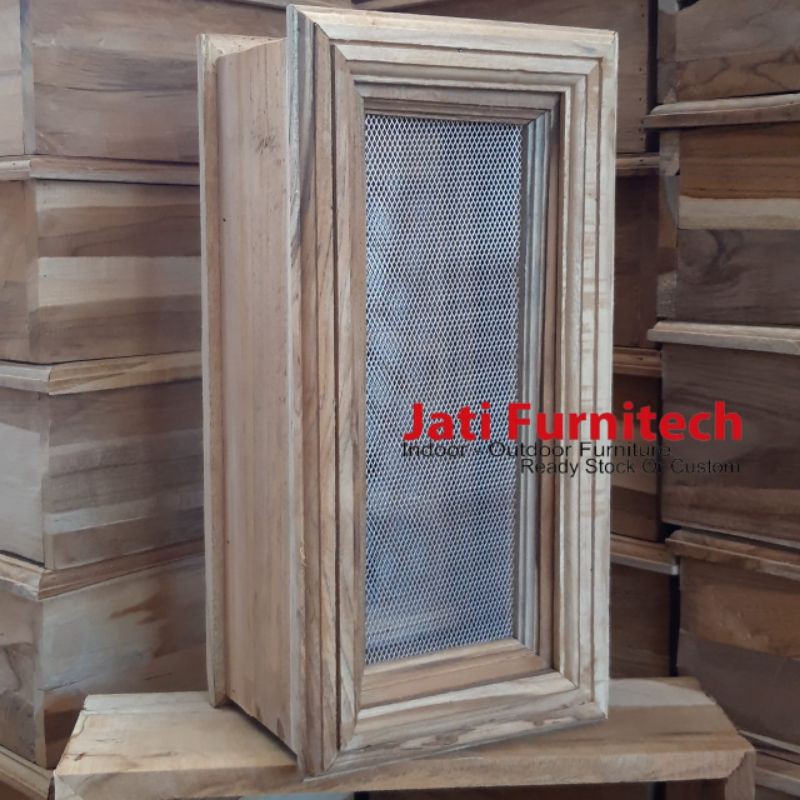 Loster Kayu Jati + Kawat Nyamuk // 2 Sisi