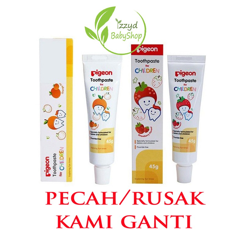 Kodomo pasta gigi anak / pigeon odol bayi anak  / odol kodomo /sikat gigi anak baby toothpaste tooth paste 45 gr pigeon training tooth brush Toothbrush Soft Regular zigzag 2 ini 1 sikat gigi anak bayi