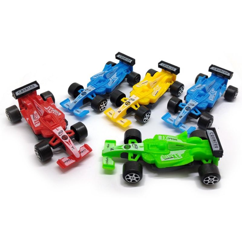 Pullback 4 pcs Mobil Balap Race Multiwarna