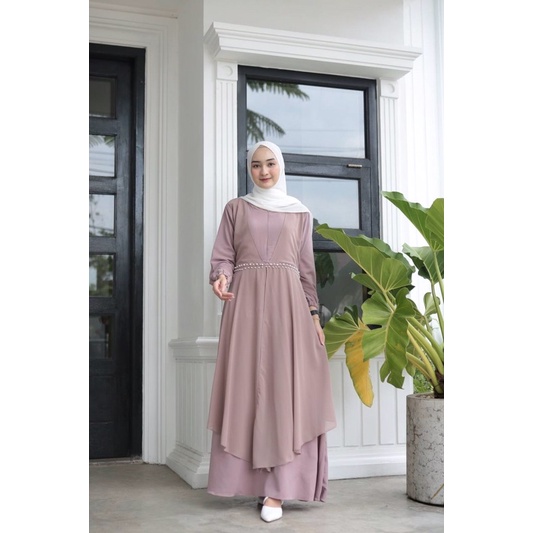 Seira Maxi Dress by Artemis Fashion Allsize (Ld 104) | Gamis kondangan Busui Friendly Gamis Lebaran 