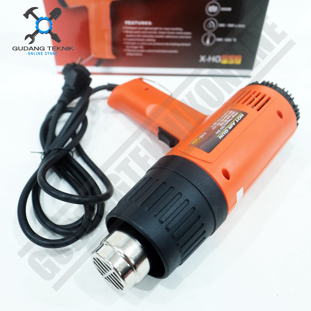 Heat Gun XENON X-HG003 / Mesin Heatgun Hot Air Gun HG003X  - Alat Pemanas Plastik HG 003 800Watt