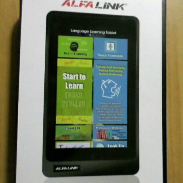 kamus alfalink tablet LT 70 bekas ada playstore / android