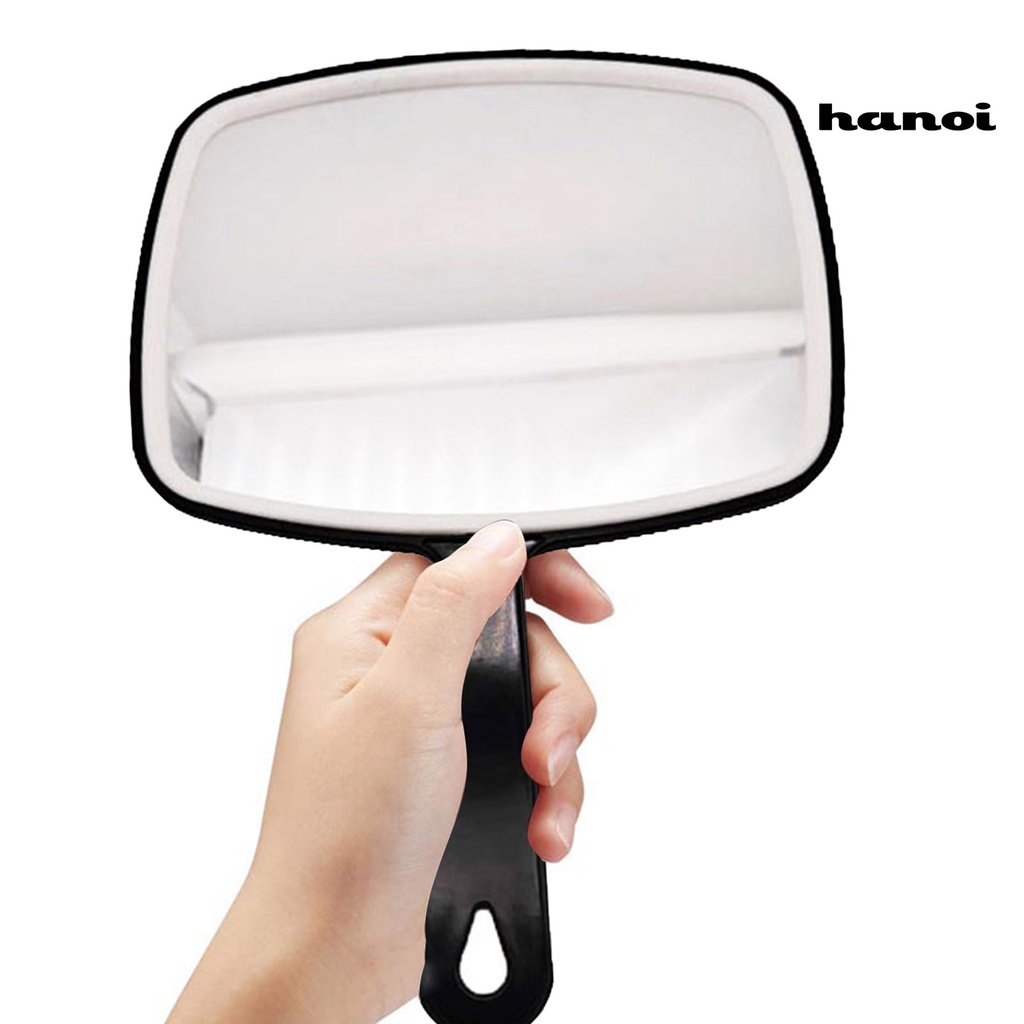 HQTM_Hand Mirror Anti-fog Portable Vibrant Color Home Salon Travel Cosmetic Mirror for Gift