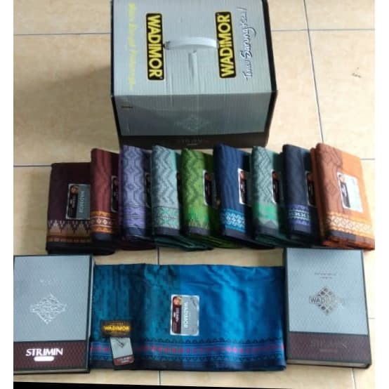 SARUNG TENUN WADIMOR STRIMIN harga grosir 10pcs