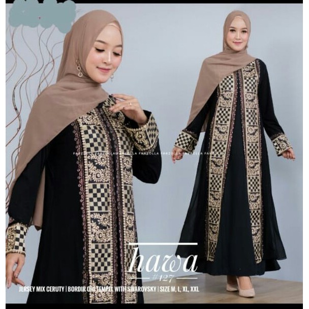 PutraTunggal_Gamis Abaya Turkey Model 127 TERBARU 2020