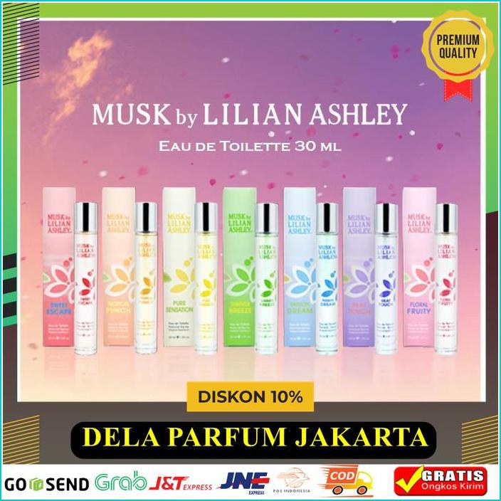 PARFUM MUSK BY LILIAN ASHLEY WOMEN 30ML EAU DE TOILETTE - PARFUM WANITA HIGHT QUALITY