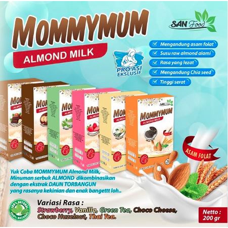 Mommymum Almond Milk Asi Booster Susu Almond Untuk Ibu Menyusui Shopee Indonesia