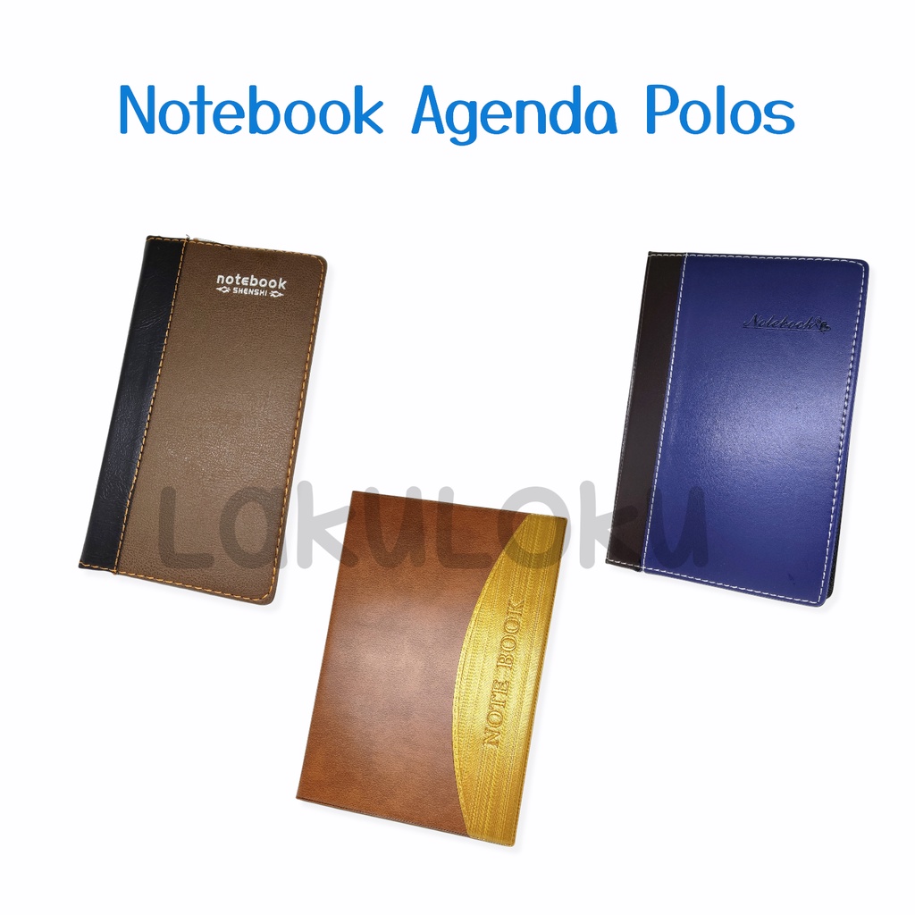 

Buku Notebook Agenda Polos Sampul Tebal / Agenda Navy Hitam Polos