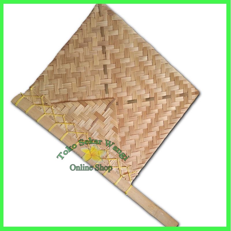 Kipas Sate / Kipas Angin Manual bahan bambu alami / kipas bambu anyam