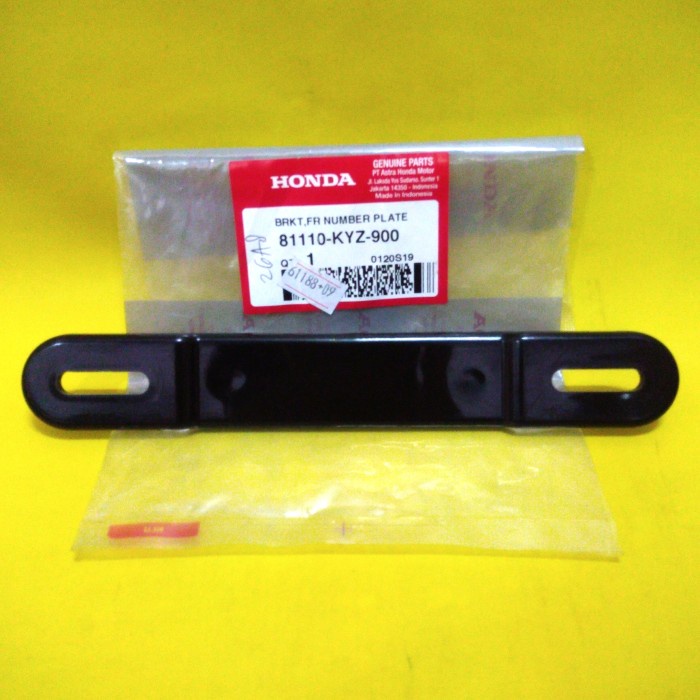 Bracket fr number plate/cagak plat nomer dpn Vario 125 81110-KYZ-900