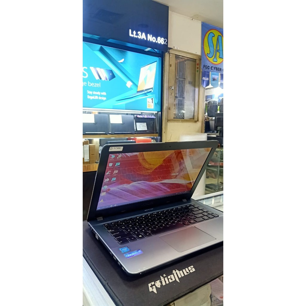 LAPTOP ASUS X441N RAM 4GB MURAH KULIAH ONLINE KANTORAN BAGUS