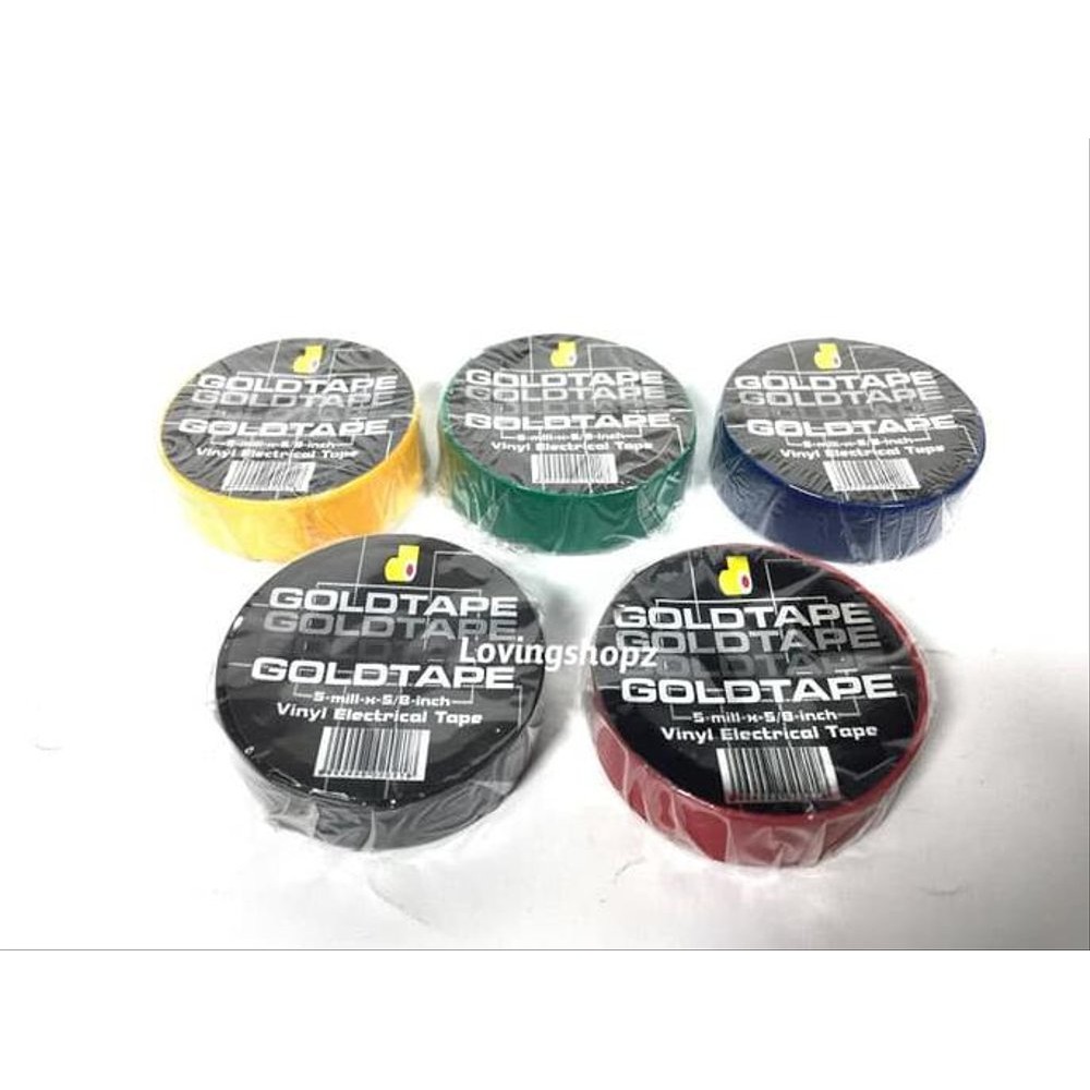 

(3 PCS)SELOTIP LISTRIK VINYL GOLDTAPE