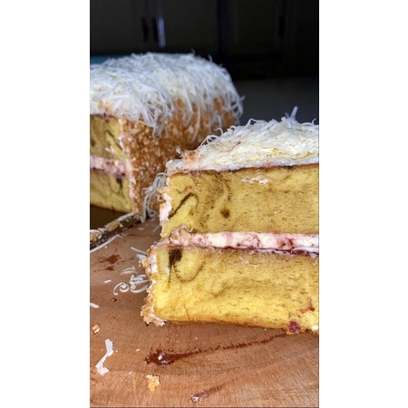 

20x10 Marble strawberry cream cheese + keju & nougat