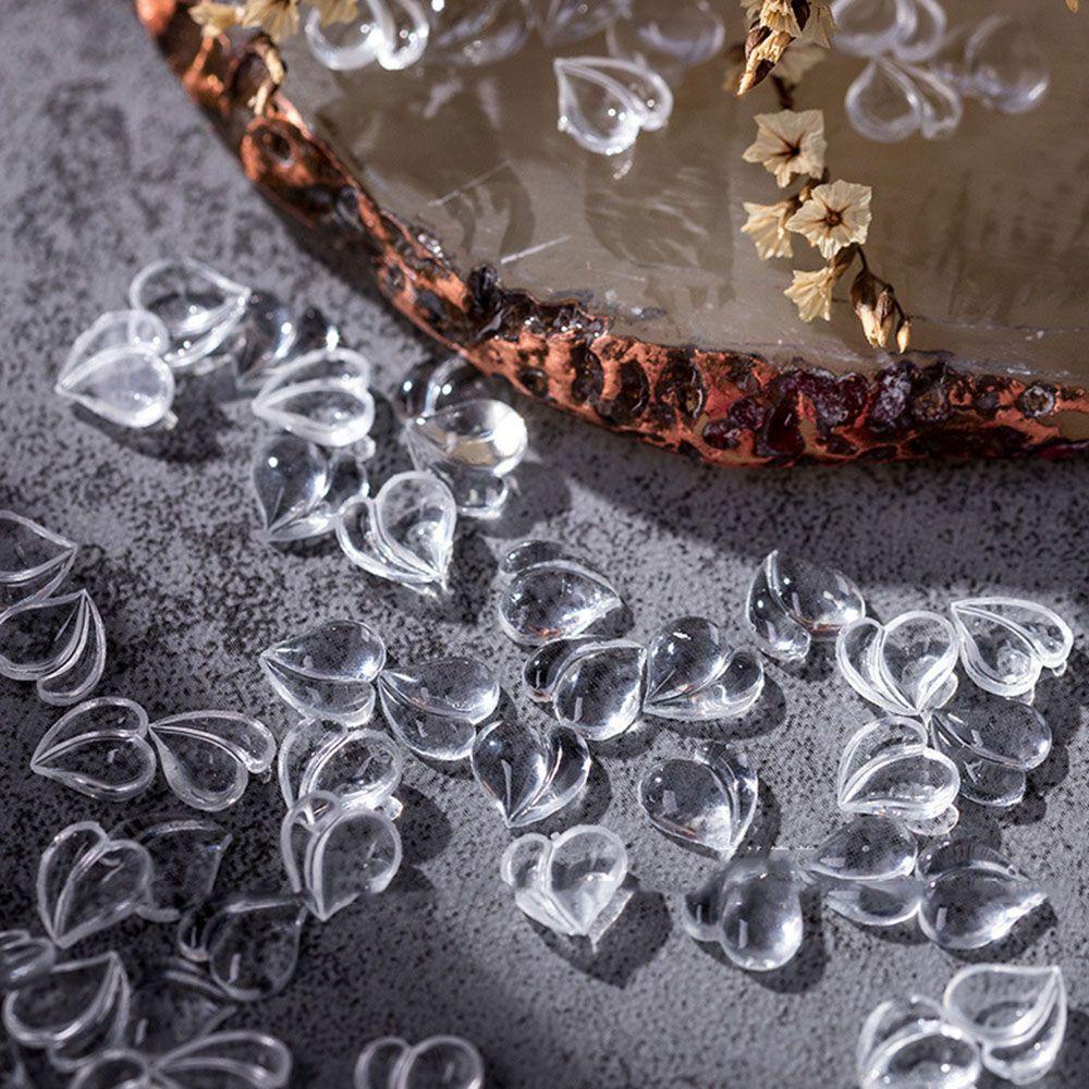 AUGUSTINA Agustin 3D Perhiasan Nail Art Lucu Peach Bentuk Cinta Hiasan Kuku Manicure Nail Accessories Set