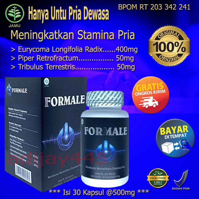 (COD) FORMALE OBAT HERBAL STAMINA PRIA DEWASA ORIGINAL