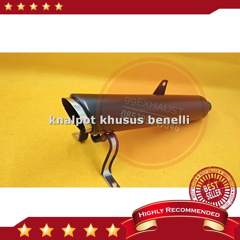 Jual knalpot benelli motobi 200 evo evi slipon bass gahar