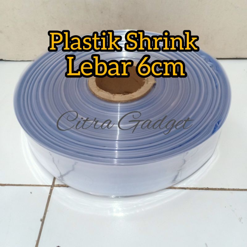 plastik Shrink lebar 6cm roll besar